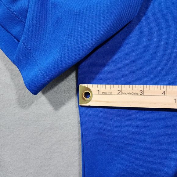 Nike Polo Shirt Mens XL Blue Solid NikeGolf Short Sleeve Athletic DRI-FIT - Picture 9 of 16